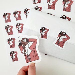 LB042 Custom Handmade Poshmark Stickers Posh Beauty Posh Friend [Price Firm]